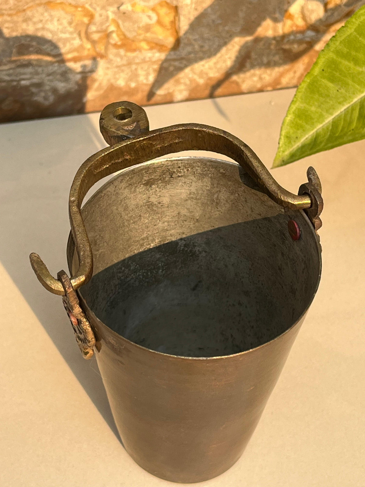 Brass Hanging Glass