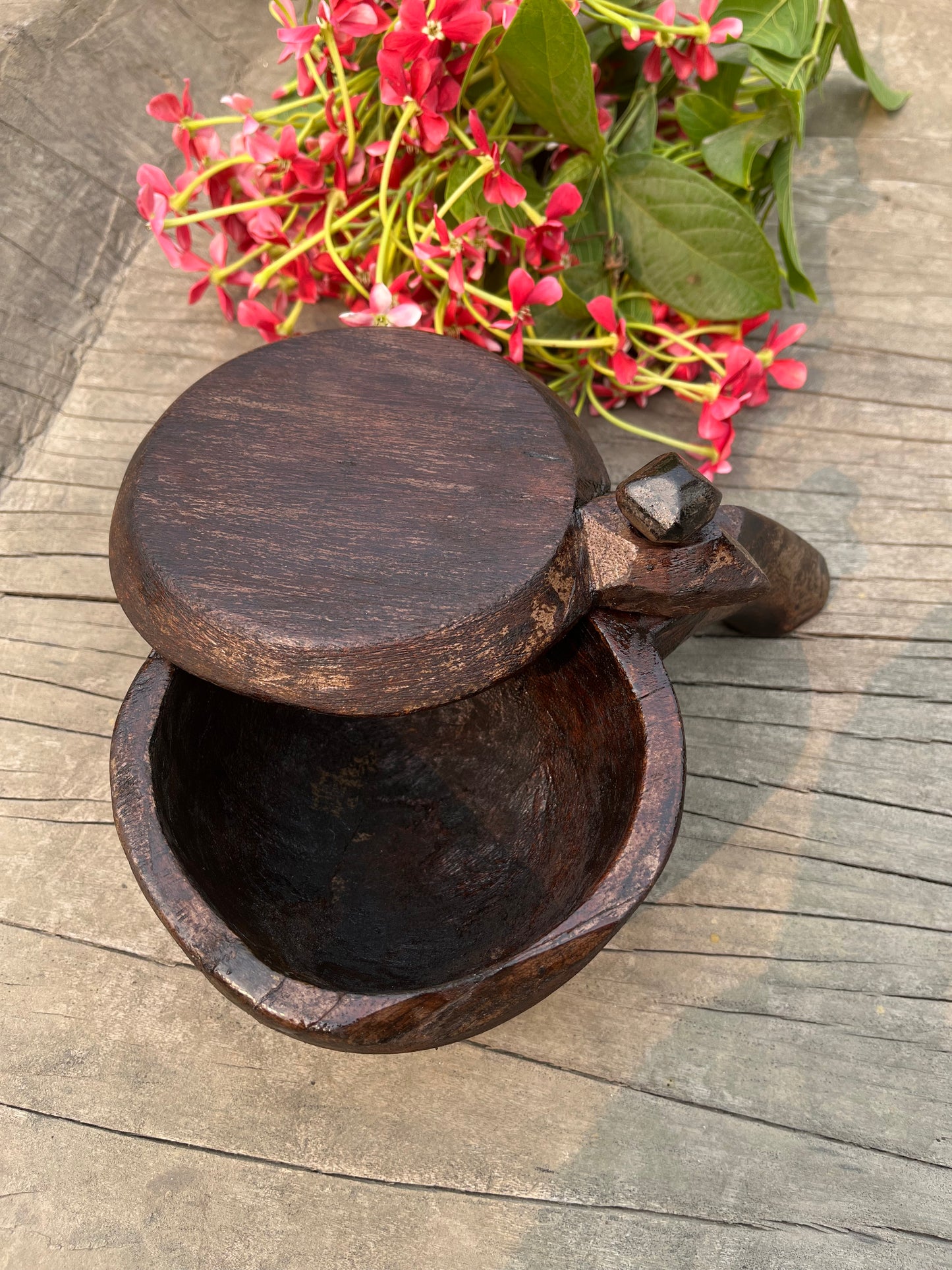 Vintage wooden Spice Box