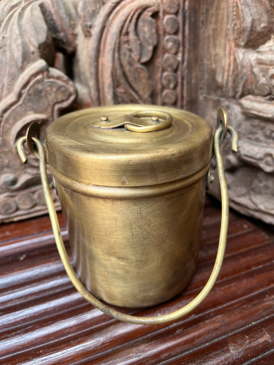 Brass Vintage Milk Balti