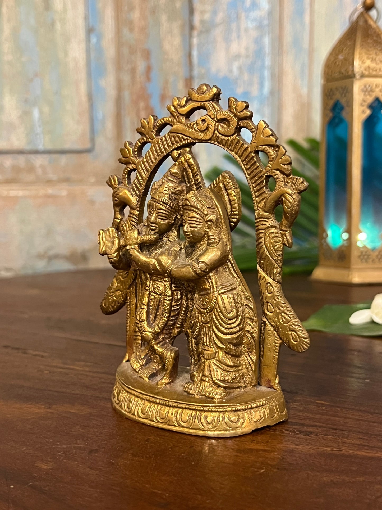 Brass Divine Radha Krishna
