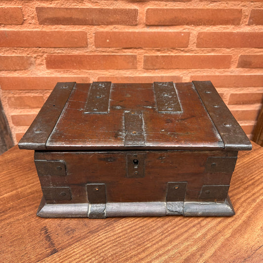 Wooden Vintage Cash Box