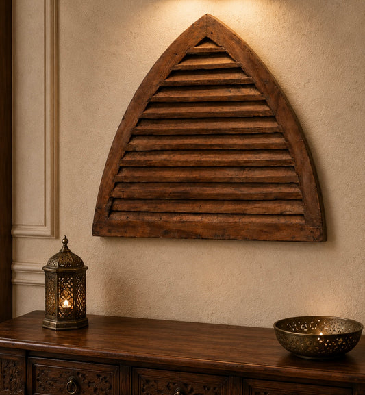 Vintage Colonial Wall Wood  Arch
