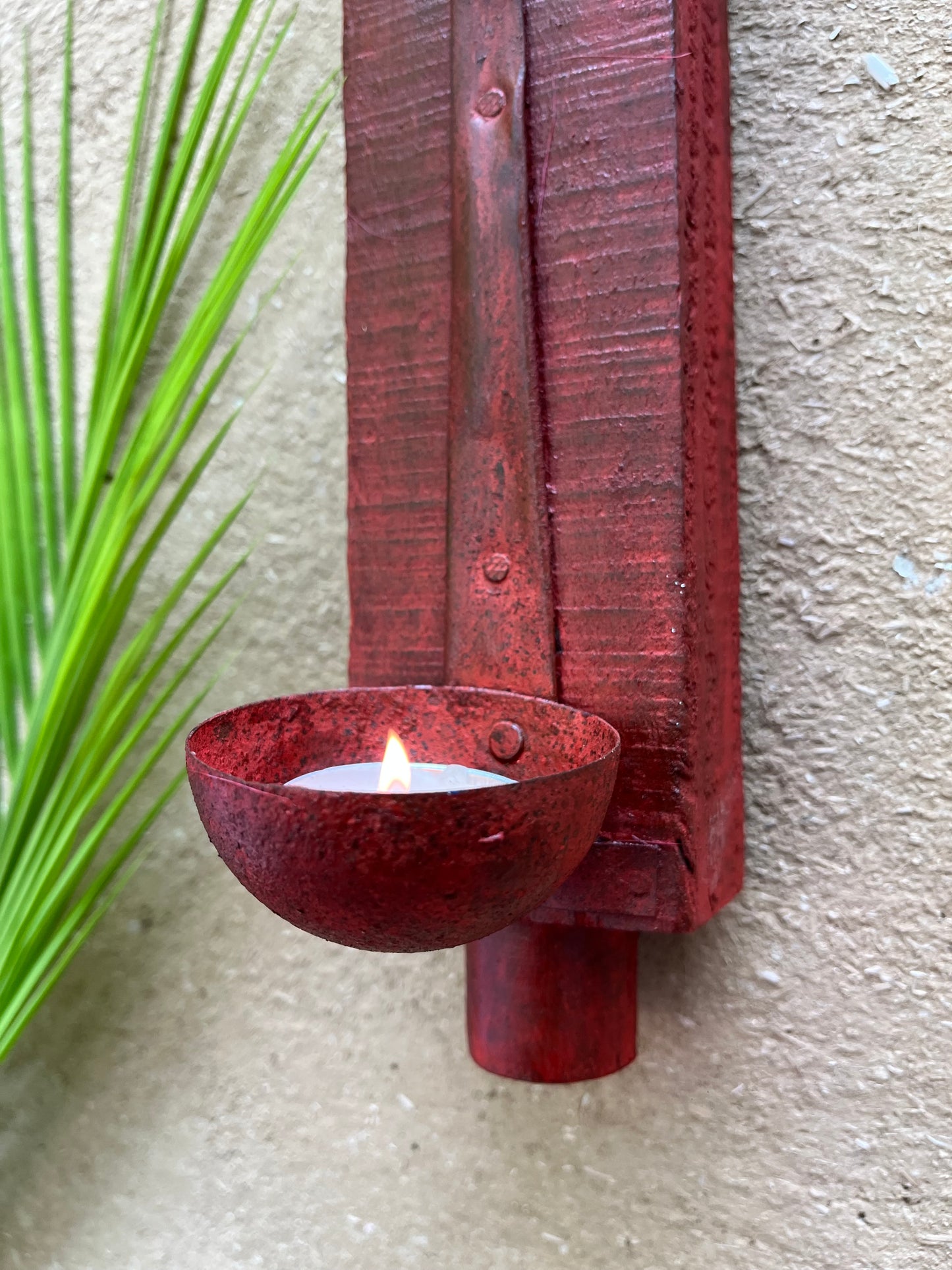 Wooden Candle Holder