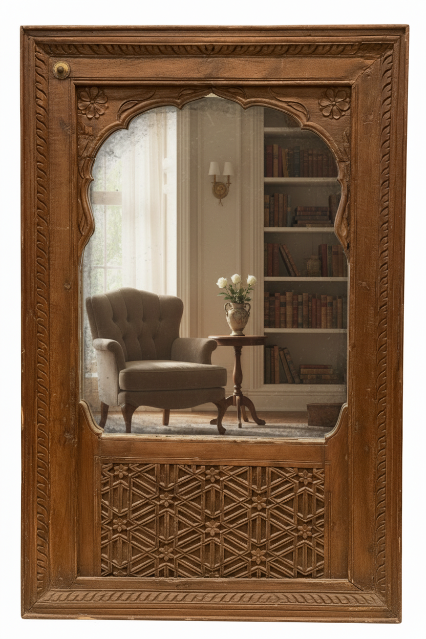 Old Jharokha Mirror