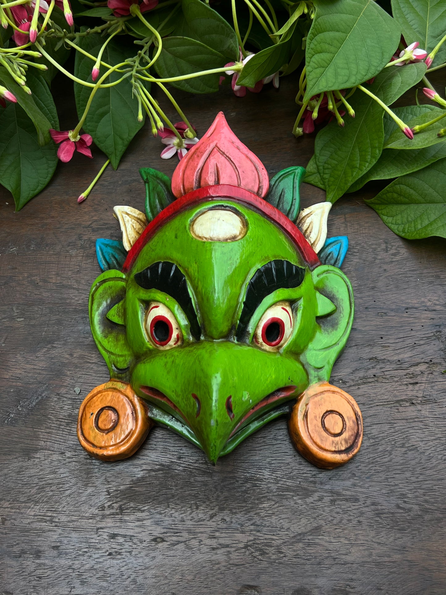 Garud Hand Painted Mask