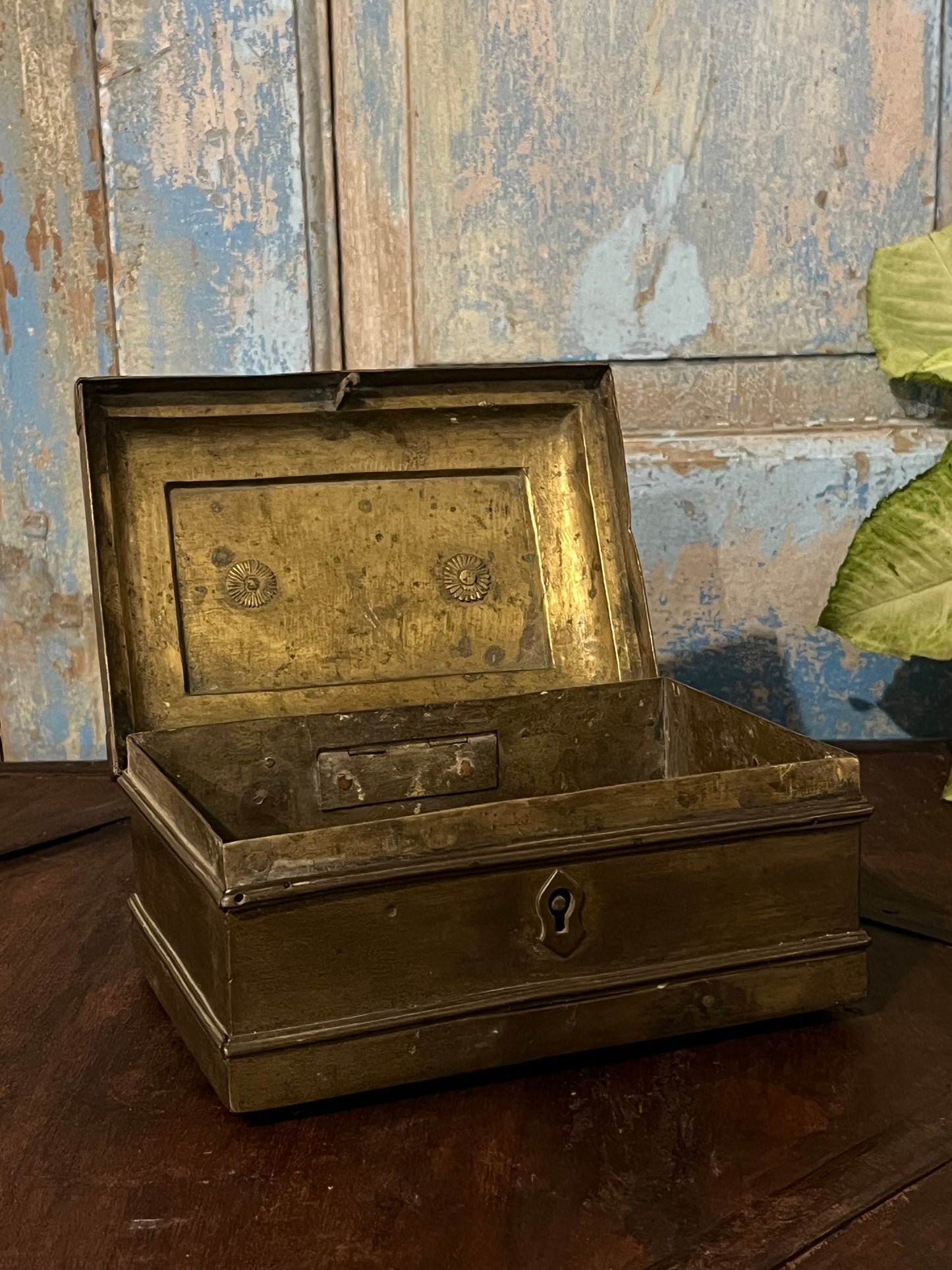 Vintage Brass Pan Box