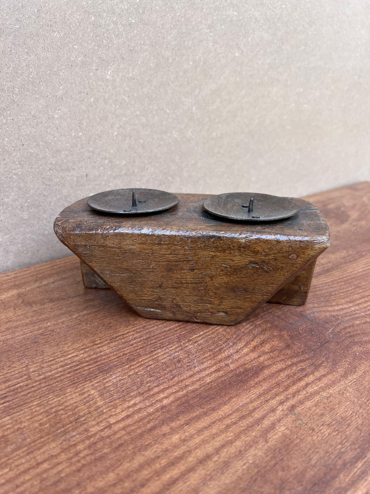 Wooden Candle Holder