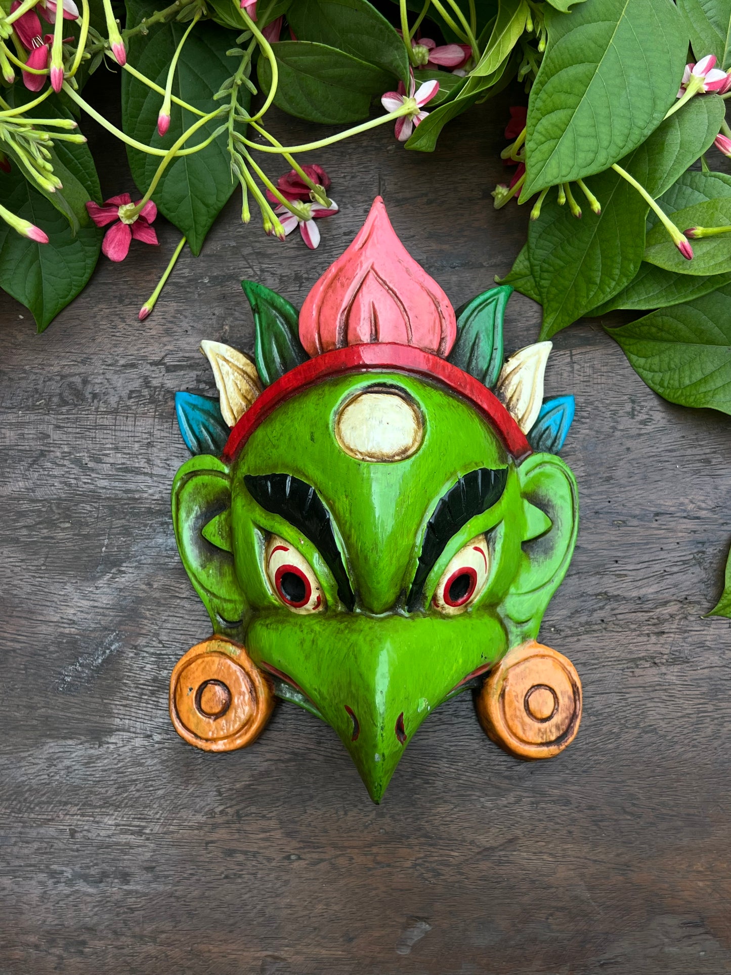 Garud Hand Painted Mask