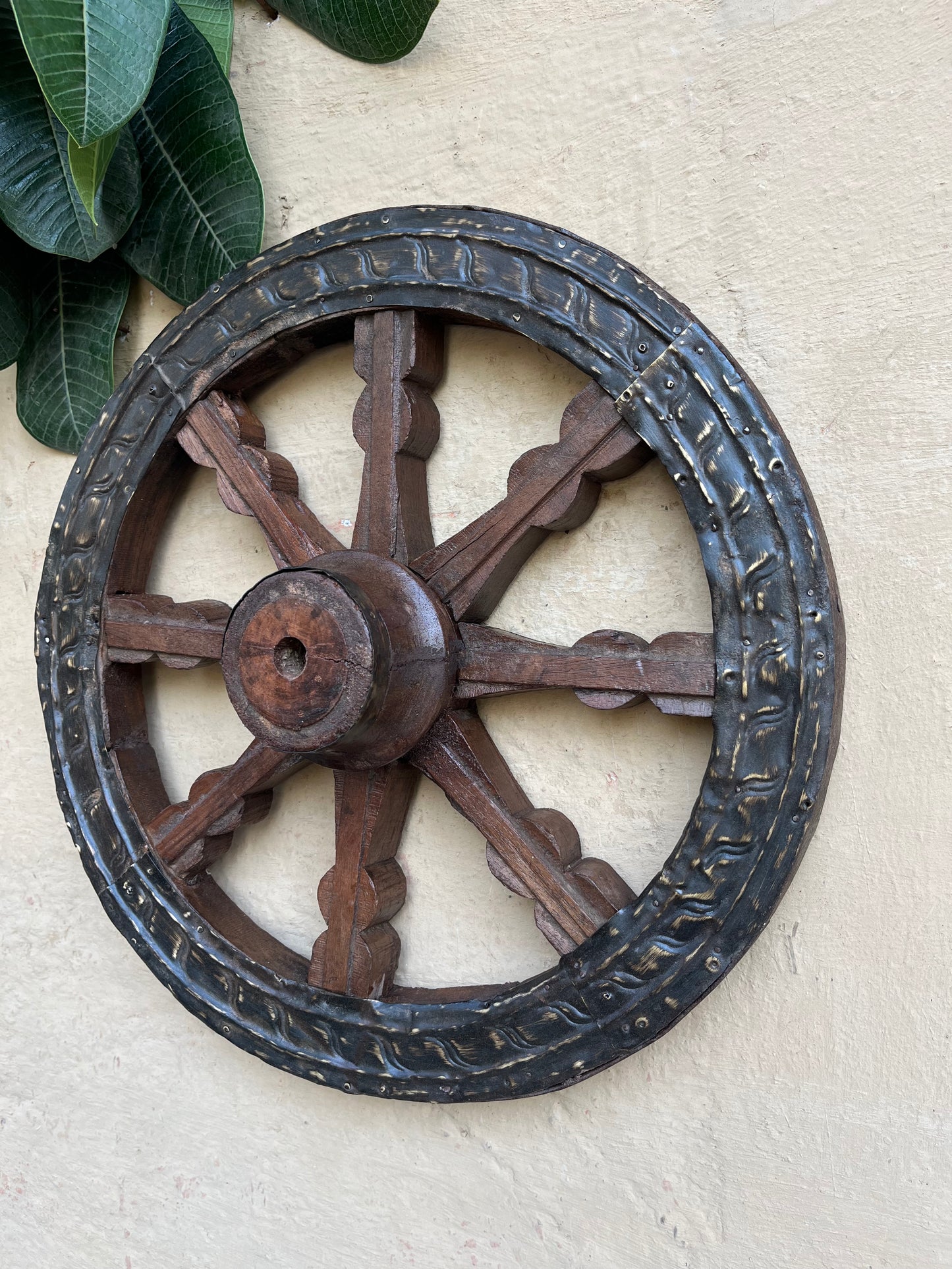 Wood Wall Decor Wheel