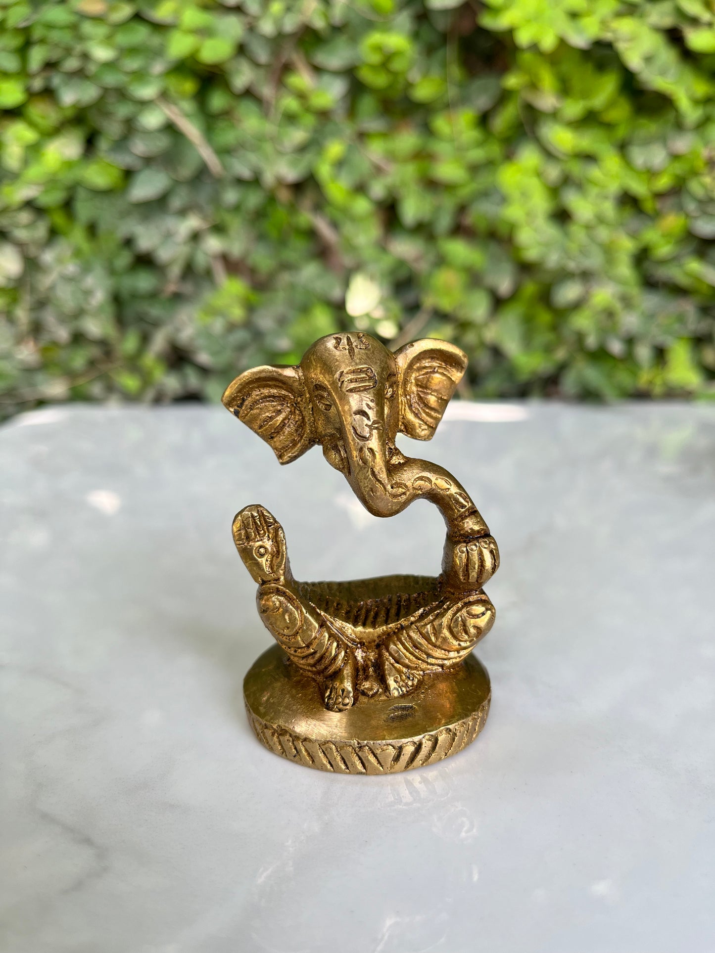 Brass Small Dancing Ganesha