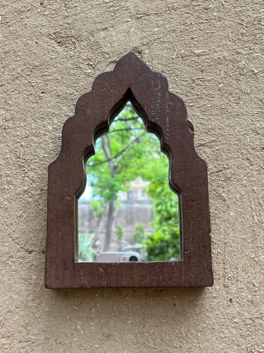 wooden Small Jharokha Mirror