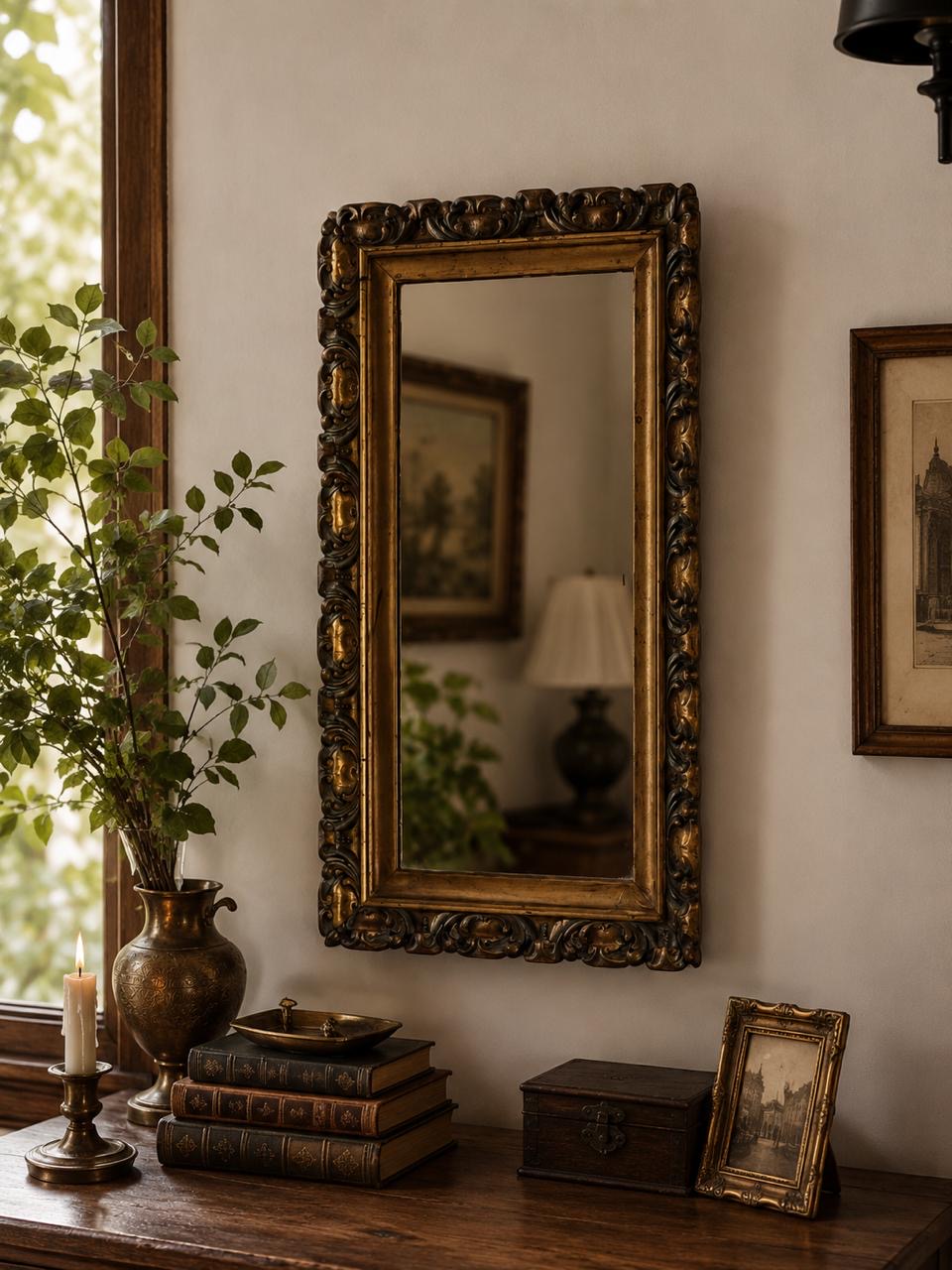 Vintage Victorian Style Mirror