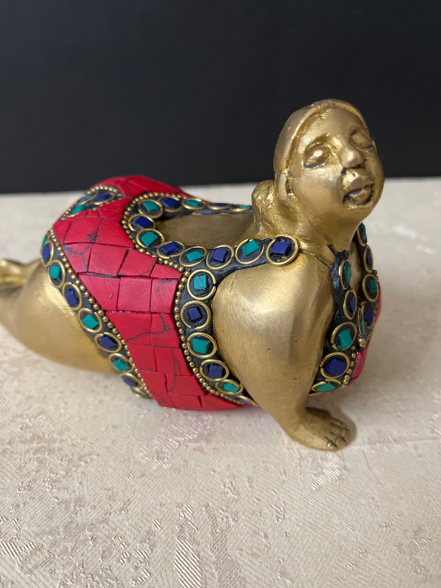 Bhujangasana Figurine in Brass