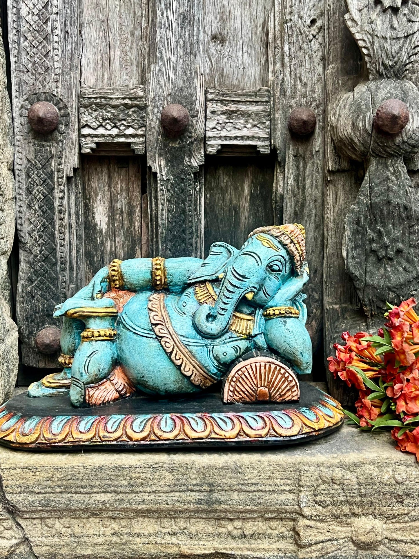 Divine Sleeping Ganesha