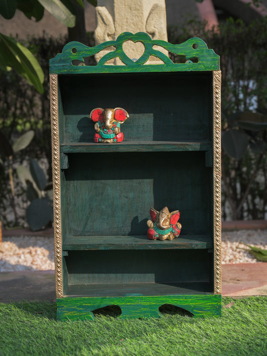 Green Wall Shelf / Temple