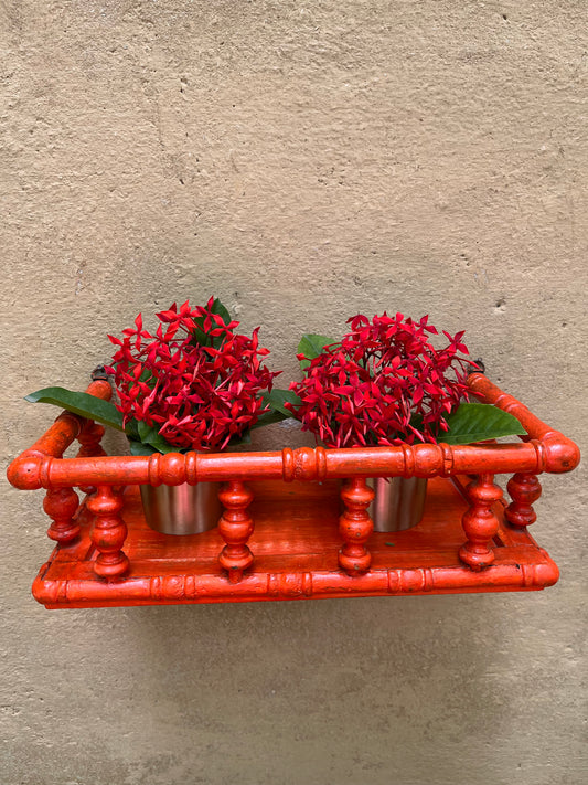 Wall Hand Painted Shelf