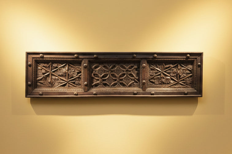 Wooden Hand Carved Panel ￼