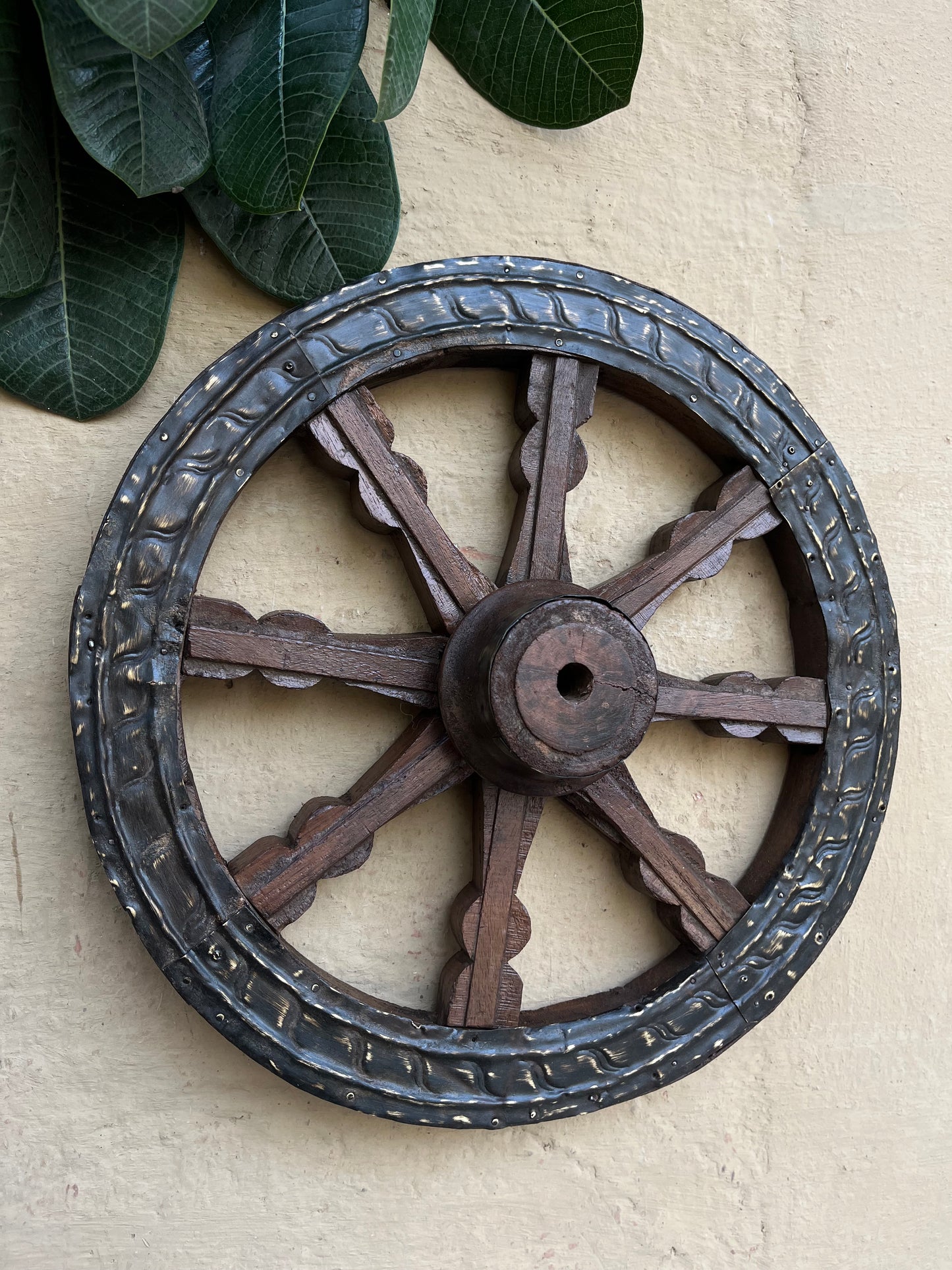 Wood Wall Decor Wheel