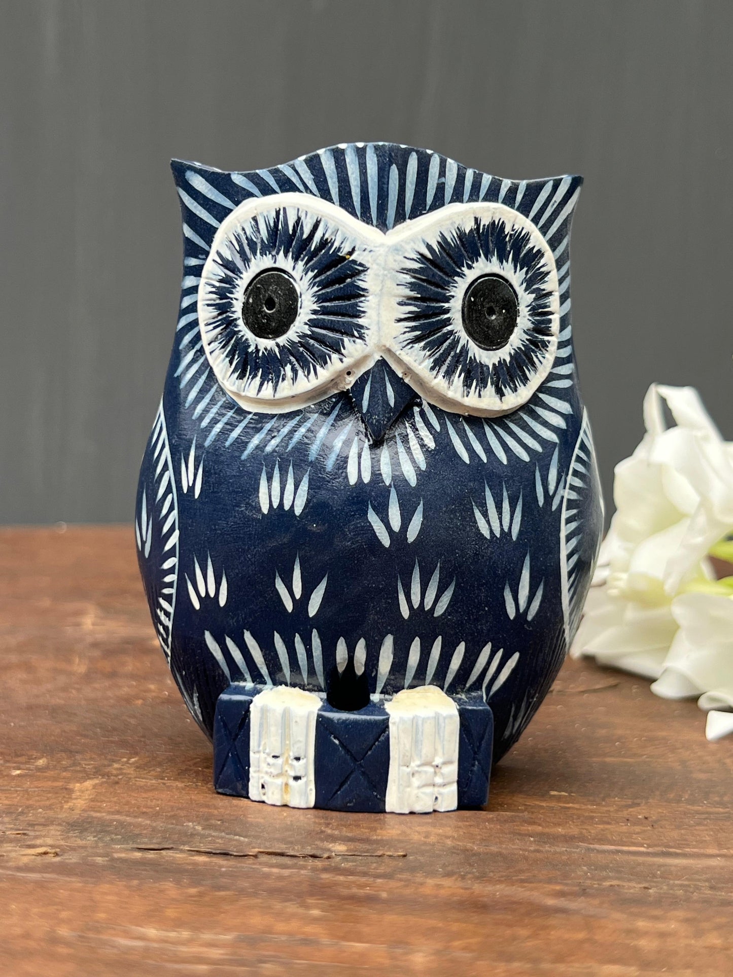 Wood Decorative Owl