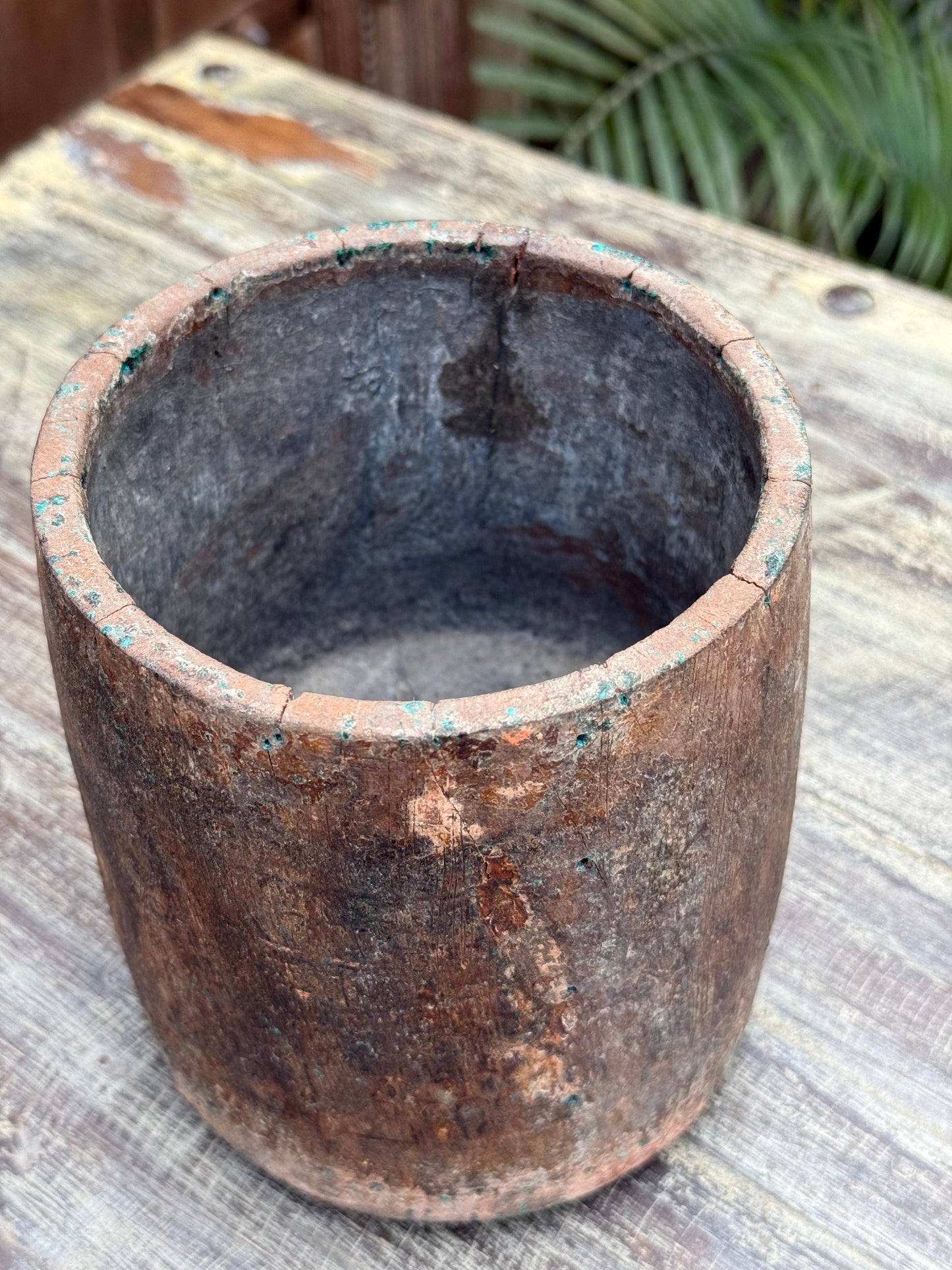 Wood Flower Pot