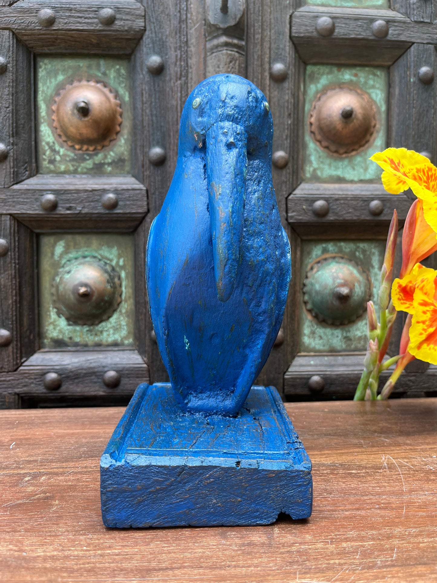 Wooden Blue Bird