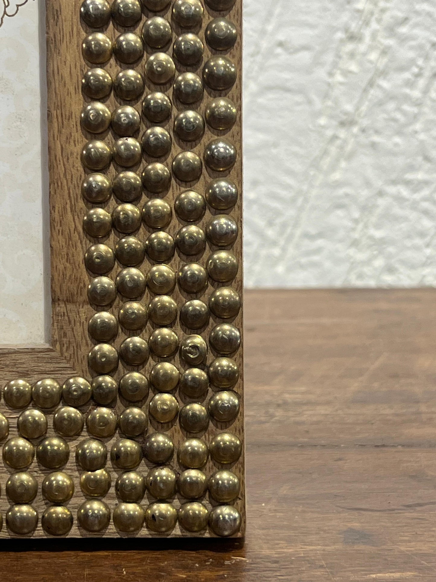 Golden  Beads Photo Frame