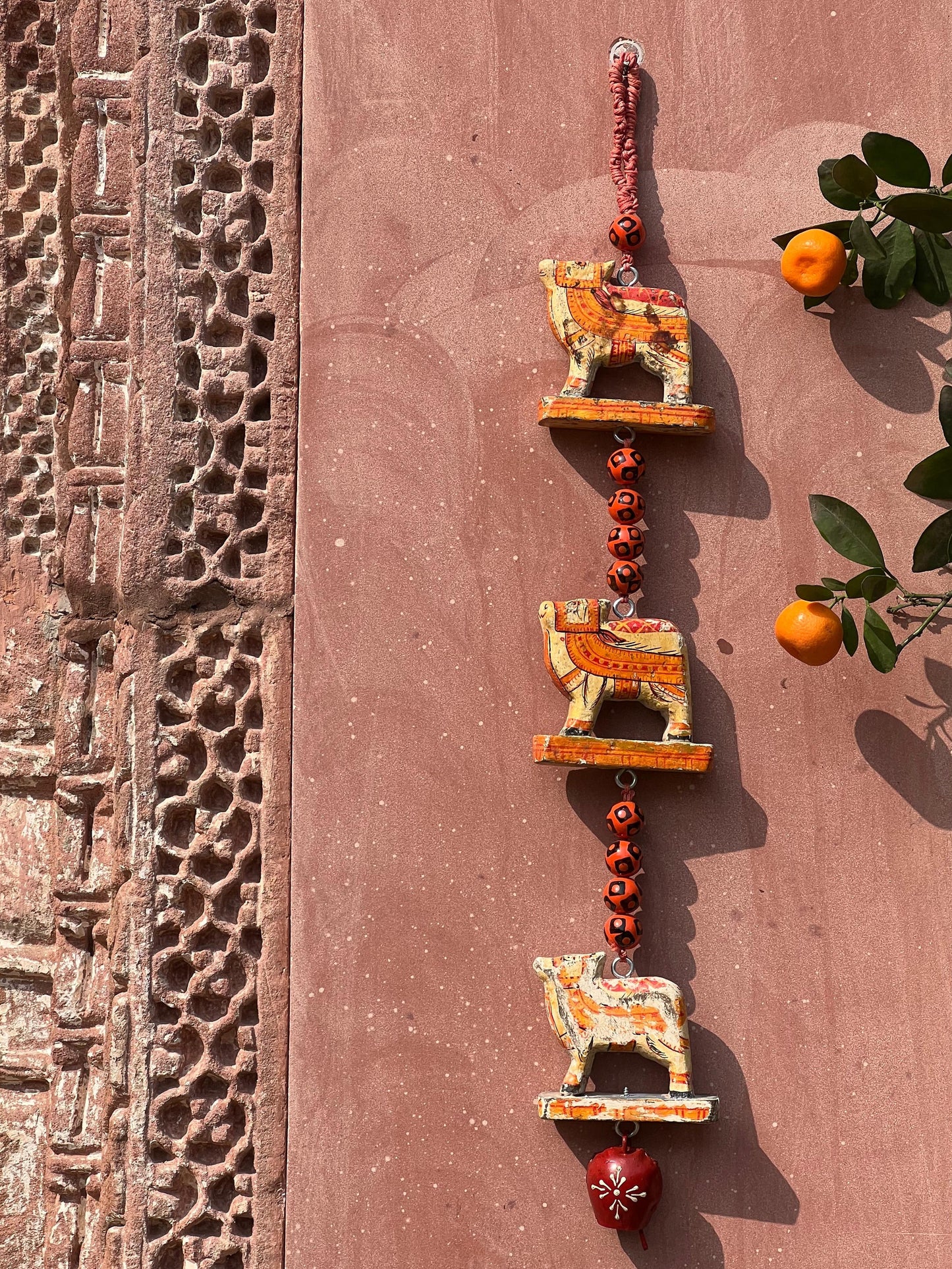 Cow Bead Bell Hanging