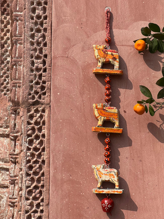 Cow Bead Bell Hanging