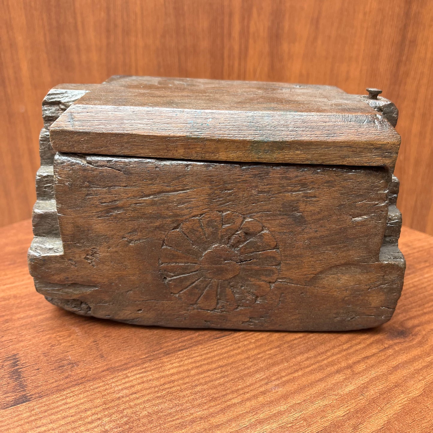 Vintage Wooden Sliding Box