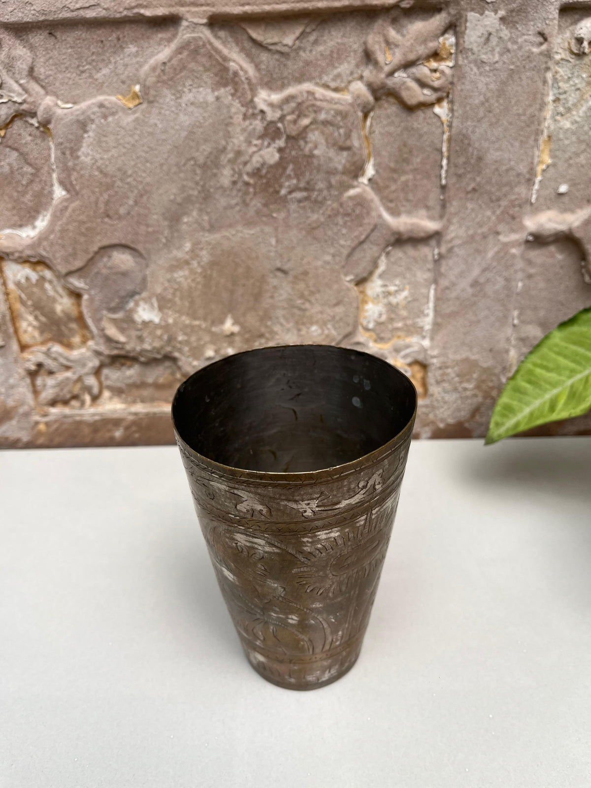 Brass Lassi Glass