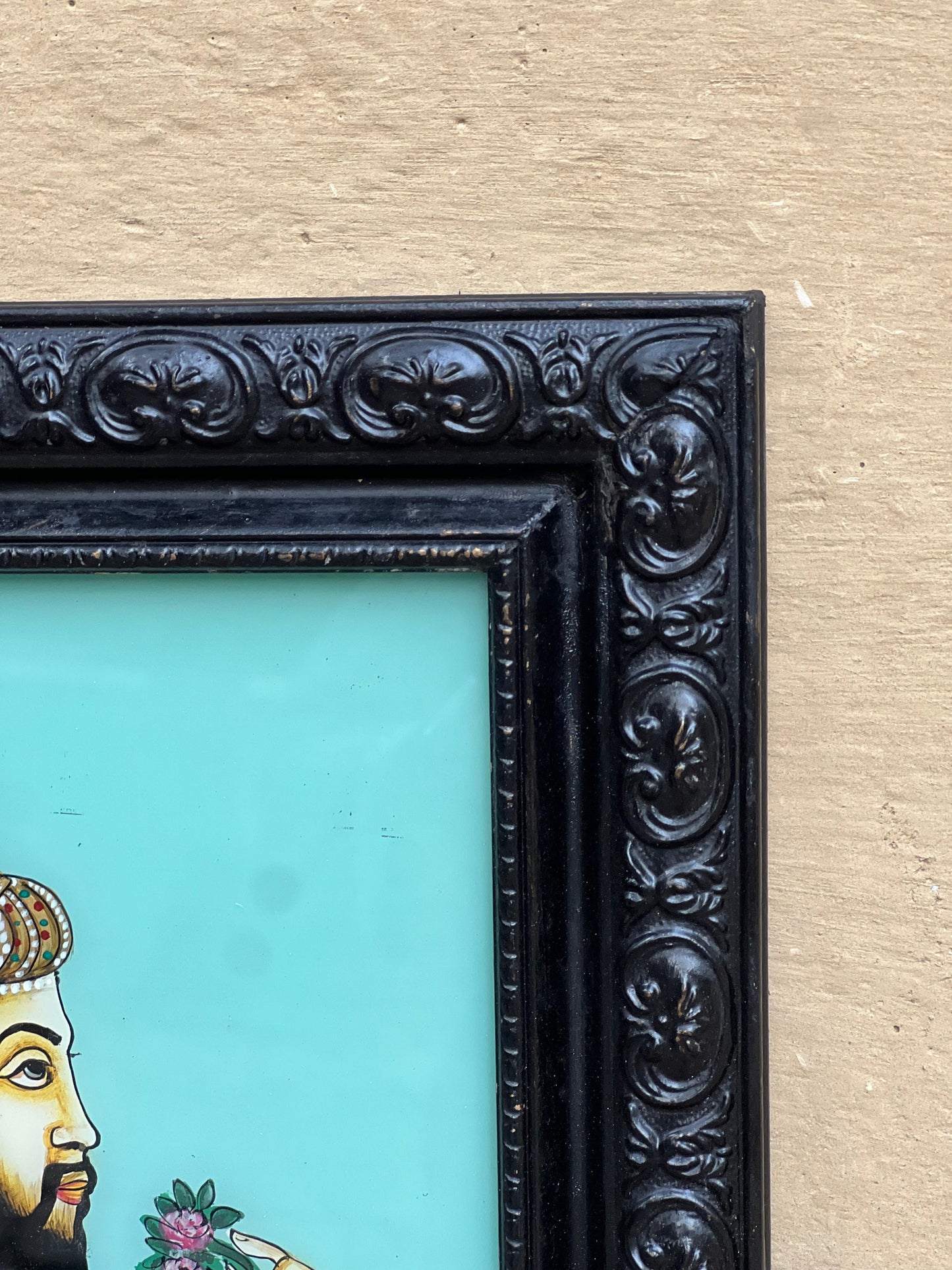 King Reverse Glass painting ￼