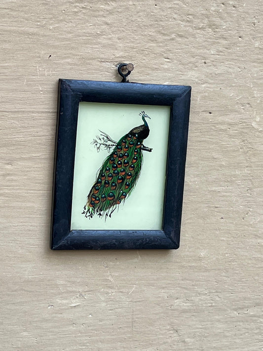 Peacock Glass Painting
