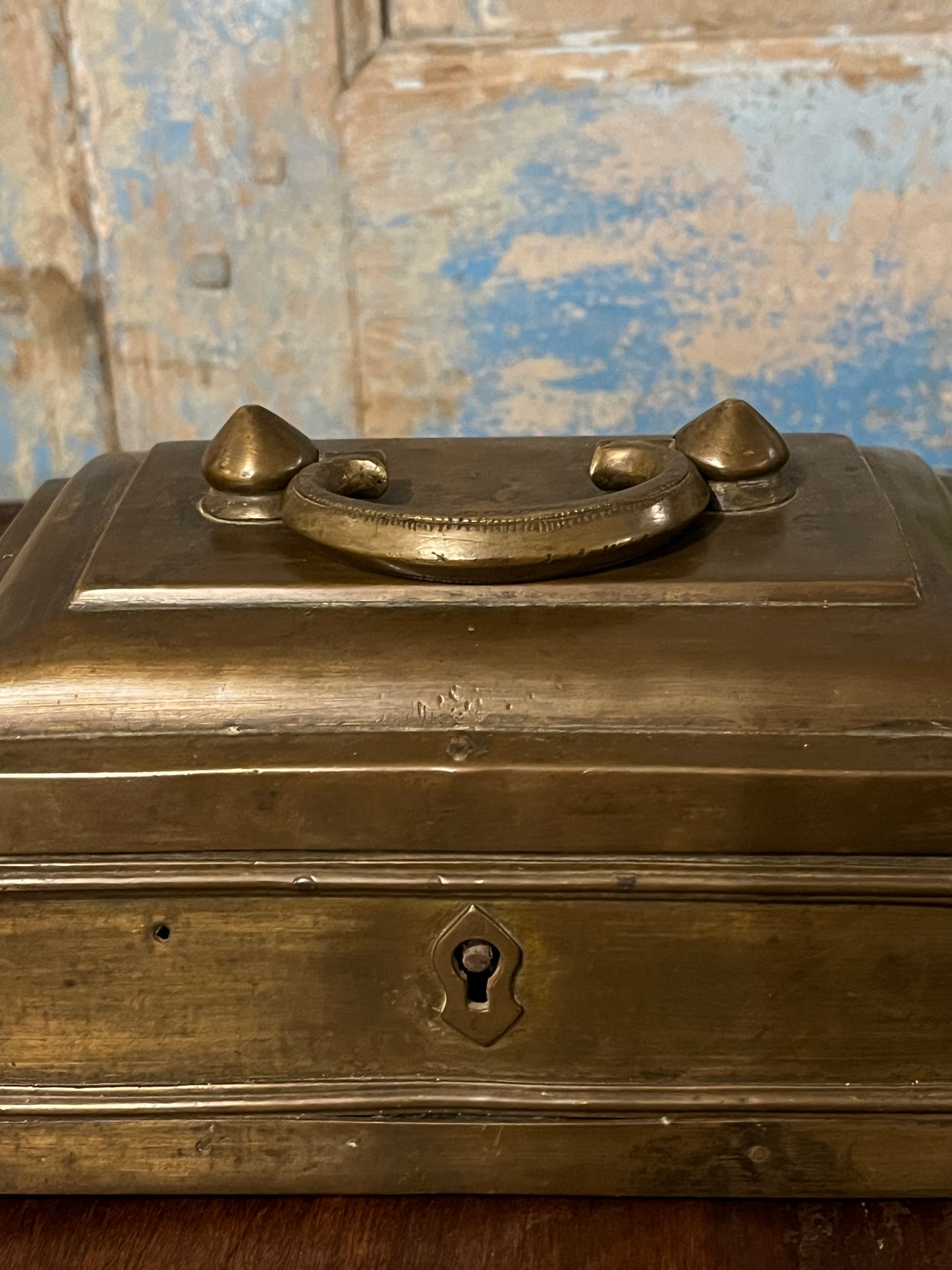 Vintage Brass Pan Box