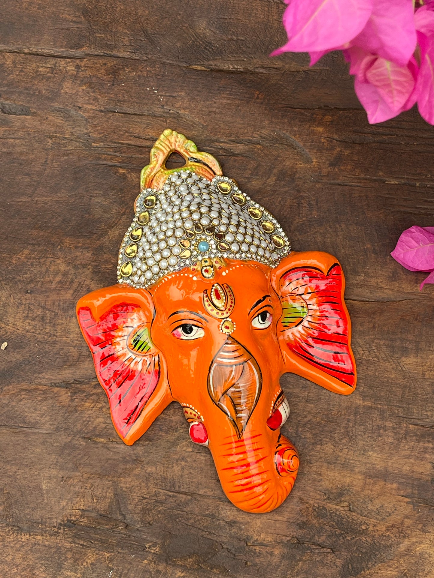 Metal Hand Painted Ganesha