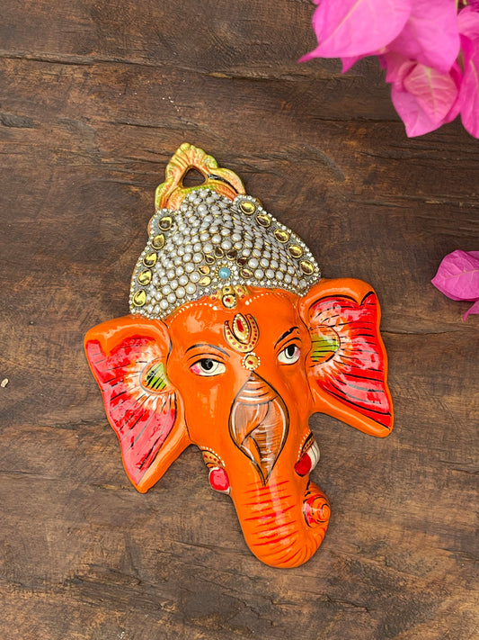 Metal Hand Painted Ganesha