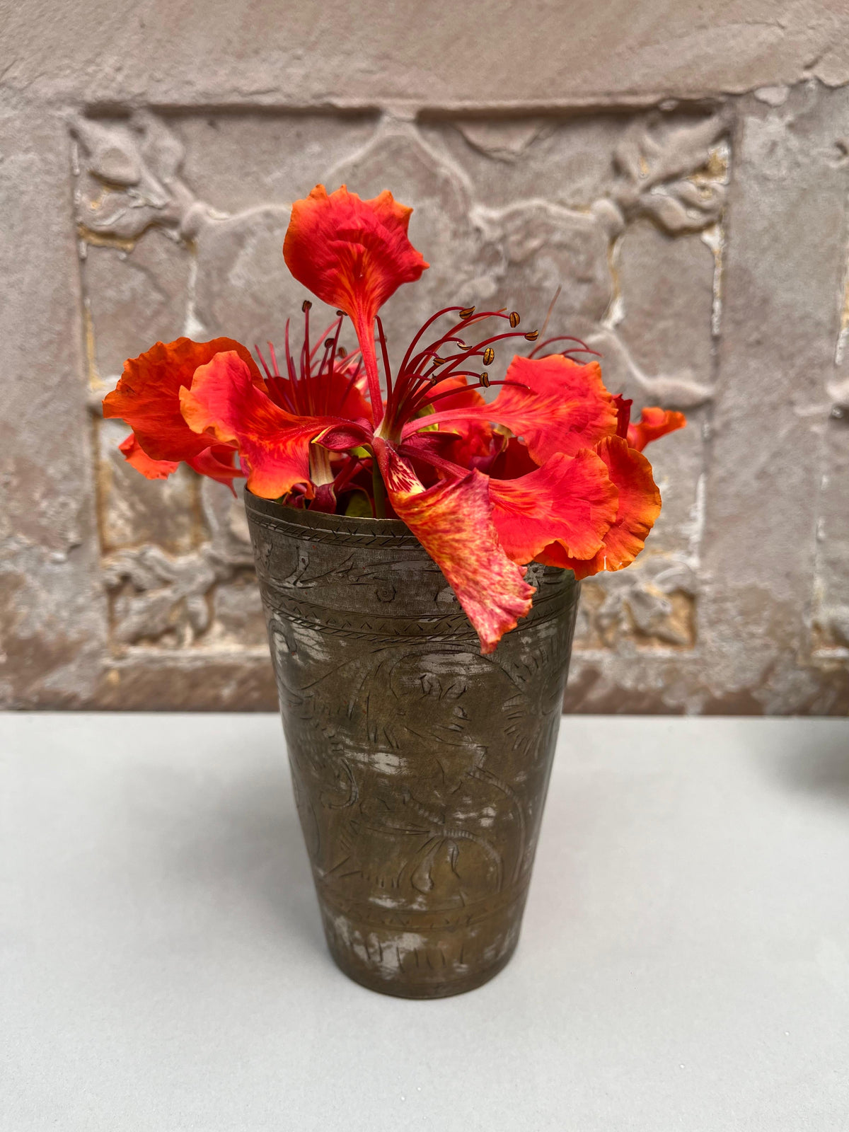Brass Lassi Glass