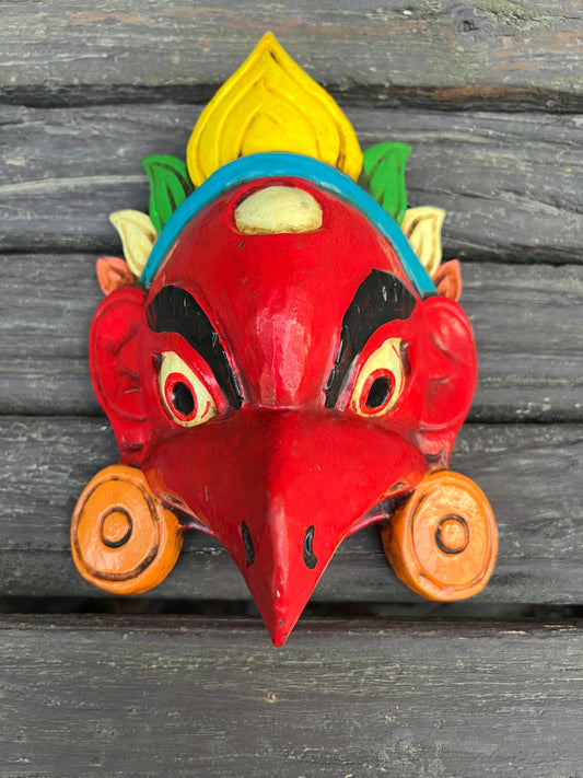 Garuda Hand Painted Mask