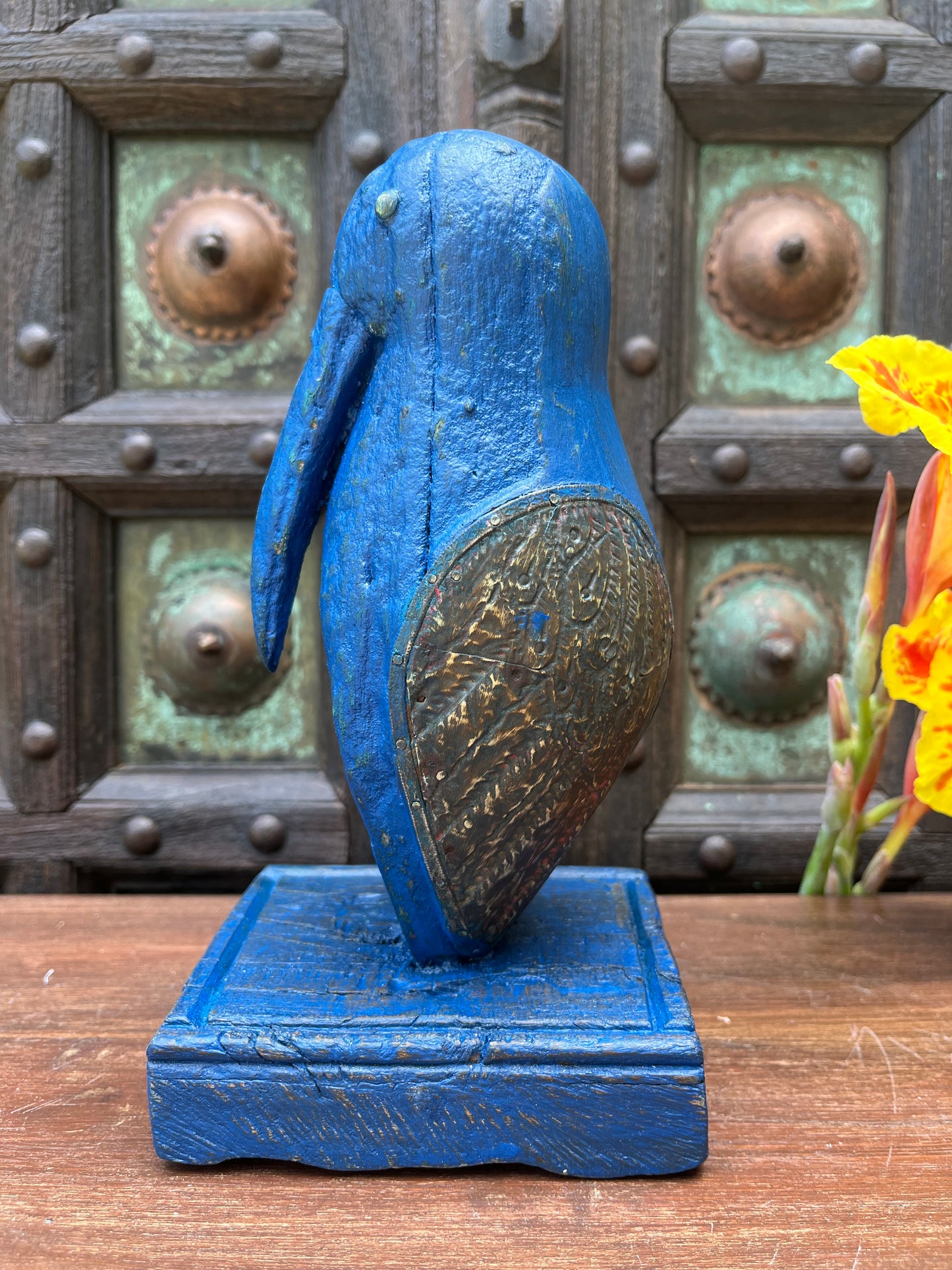 Wooden Blue Bird