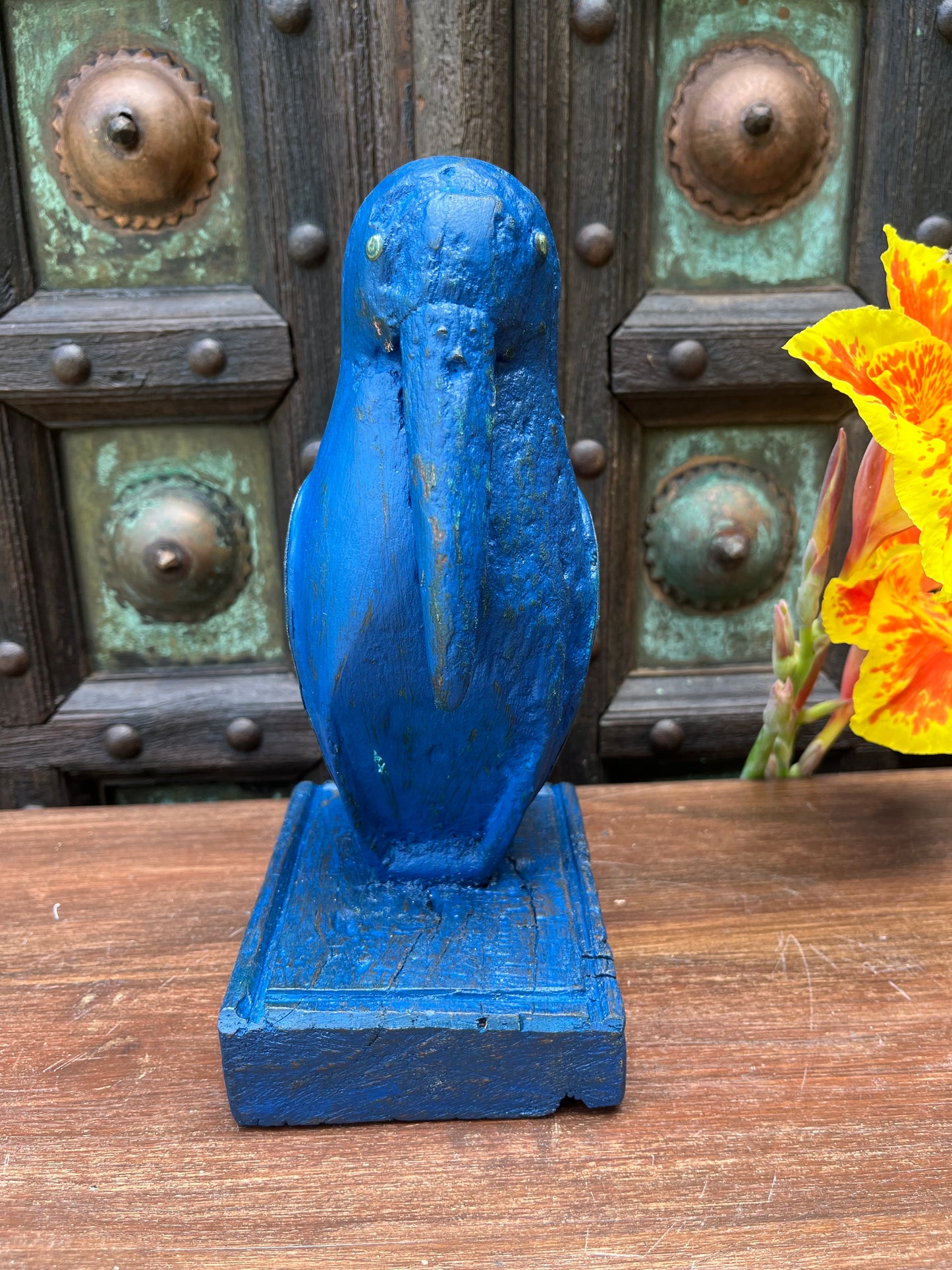 Wooden Blue Bird