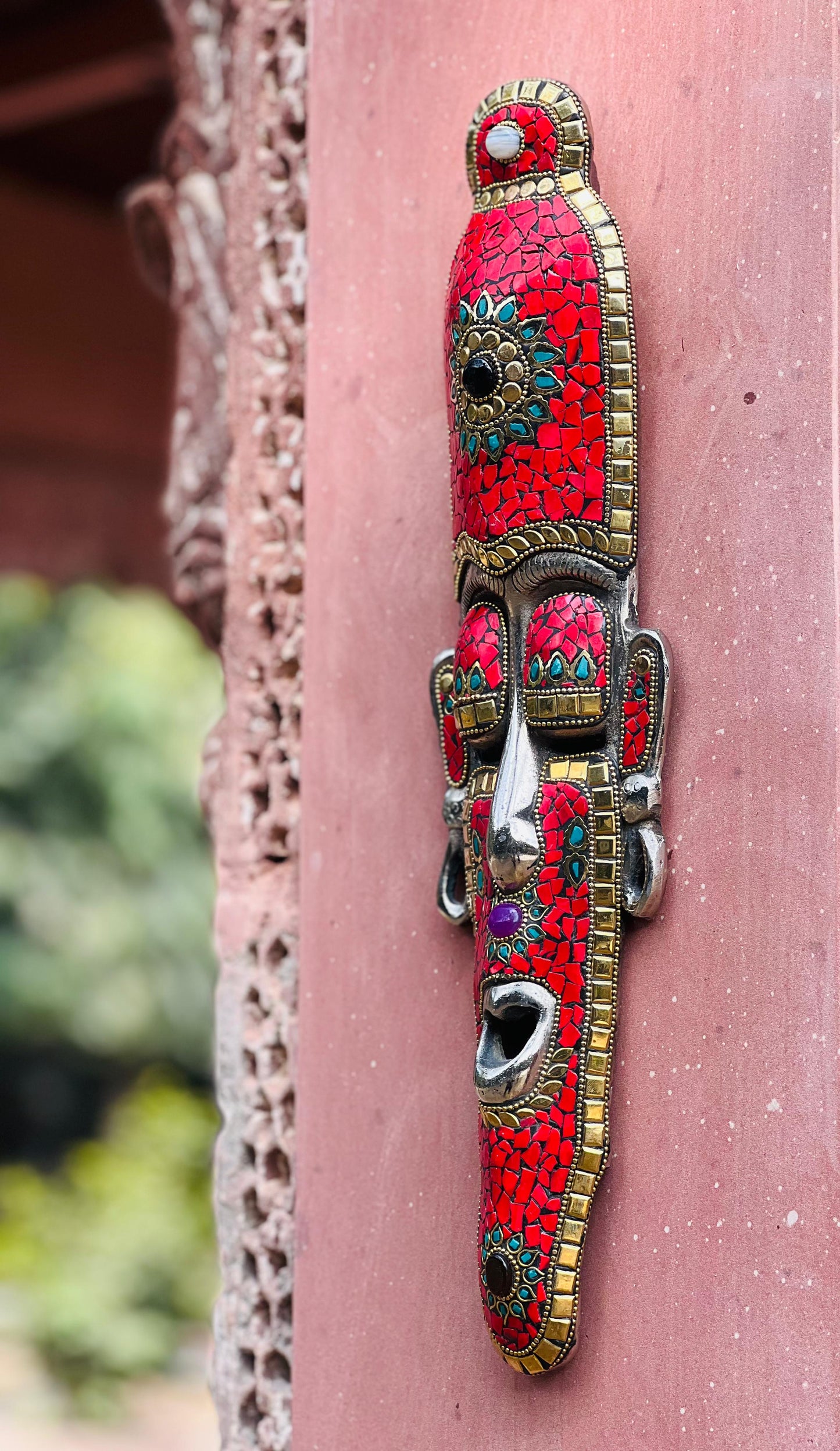 Tibetan Stone Long Mask