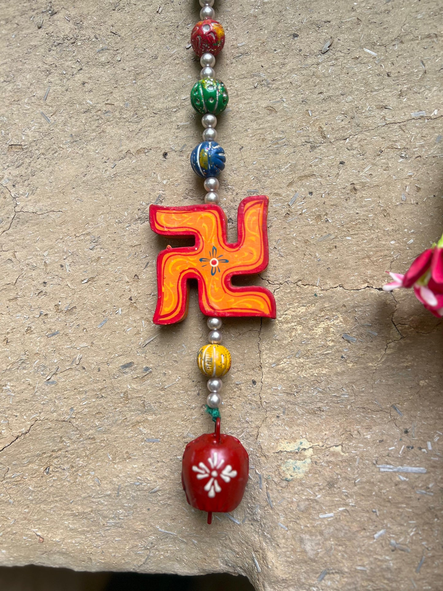 Swastik Clay Hanging ￼