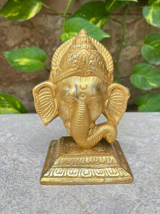 Metal Divine Gold ganesha