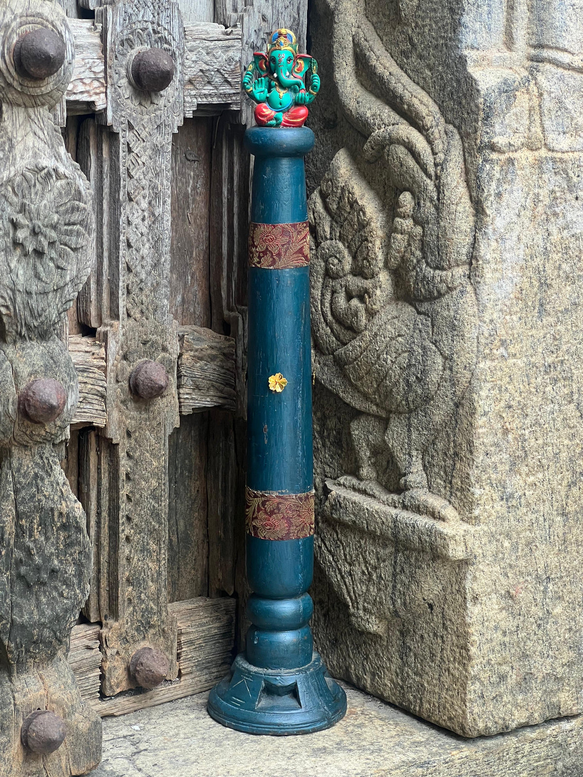 Wooden Ganesha Decorative