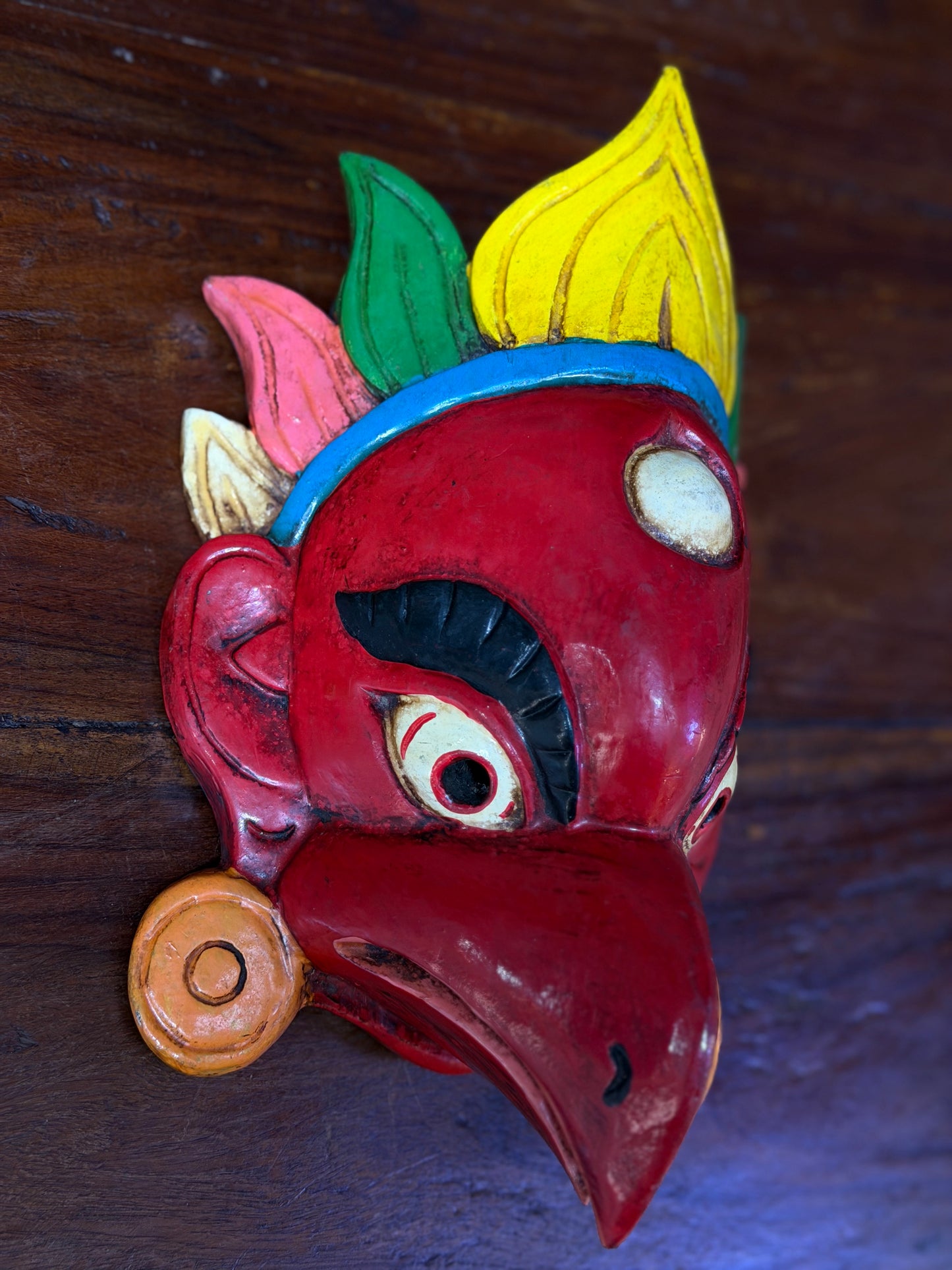 Garuda Hand Painted Mask