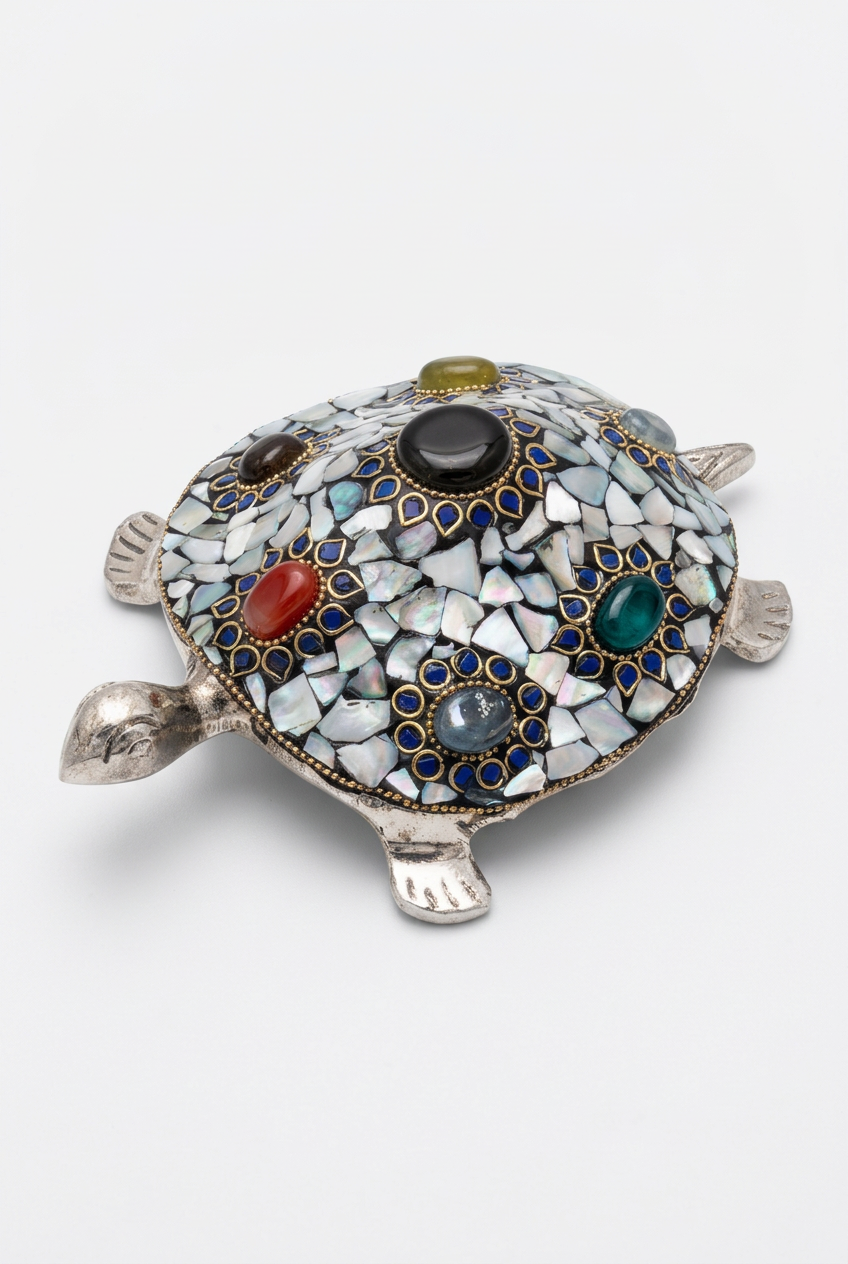 Metal Stone Tortoise ￼