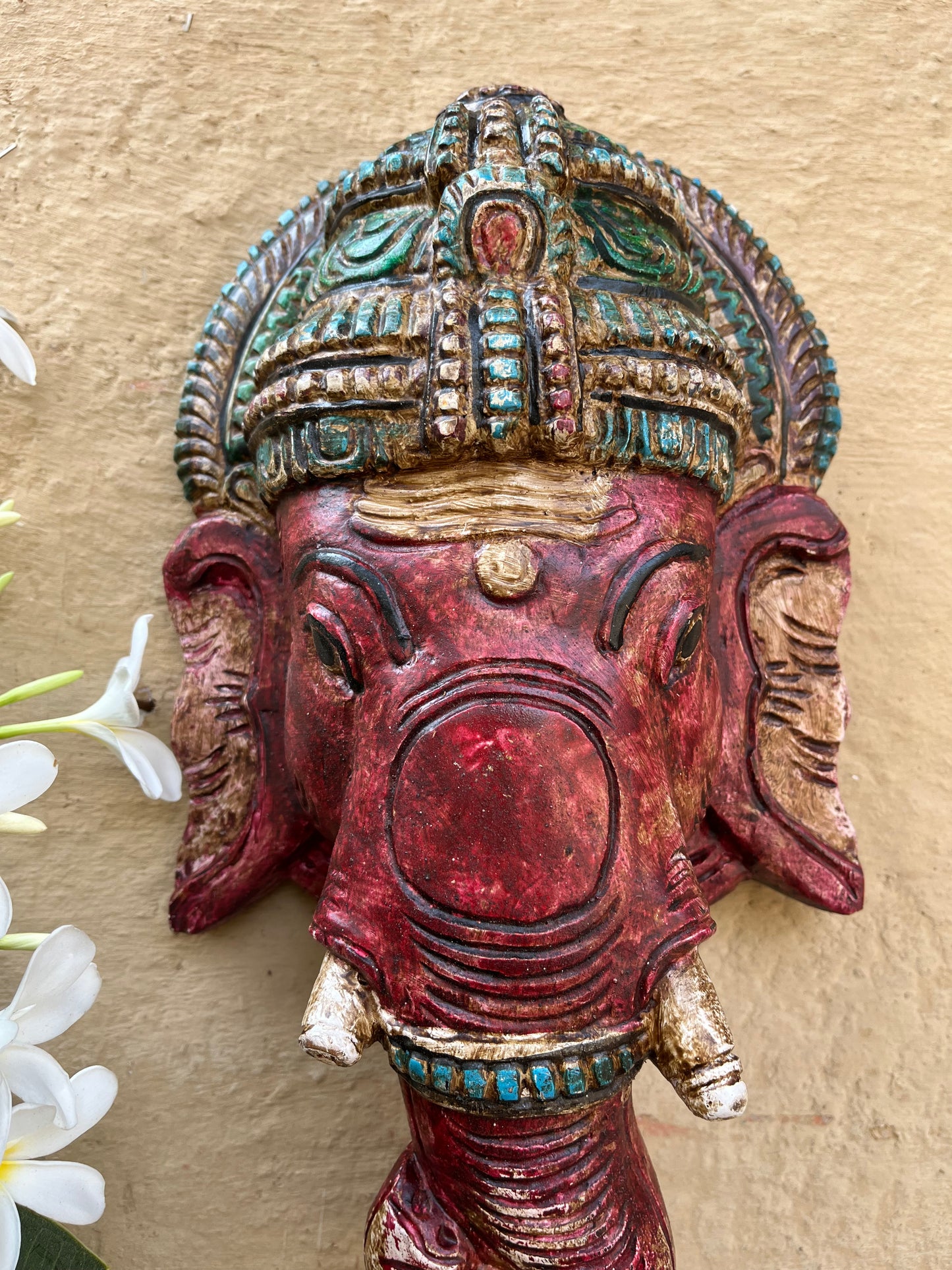 Wall Painted Ganesha