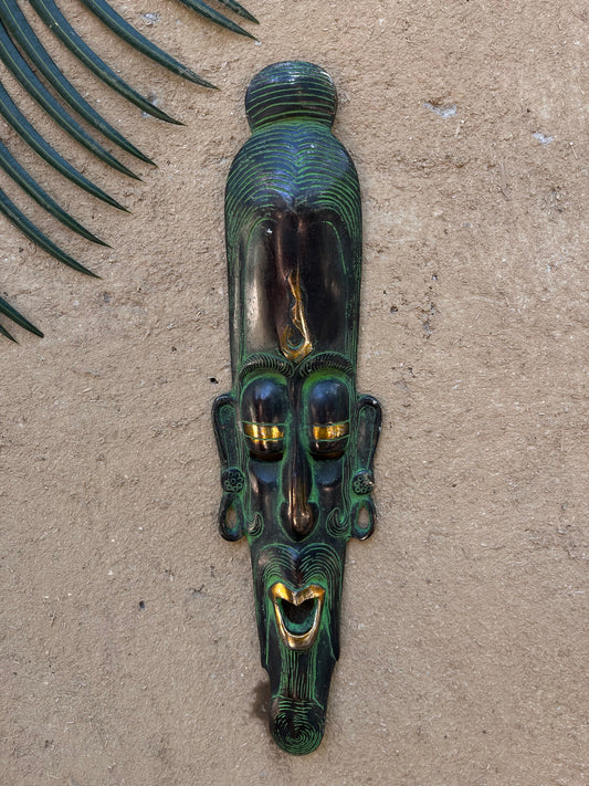 Metal long Man Mask