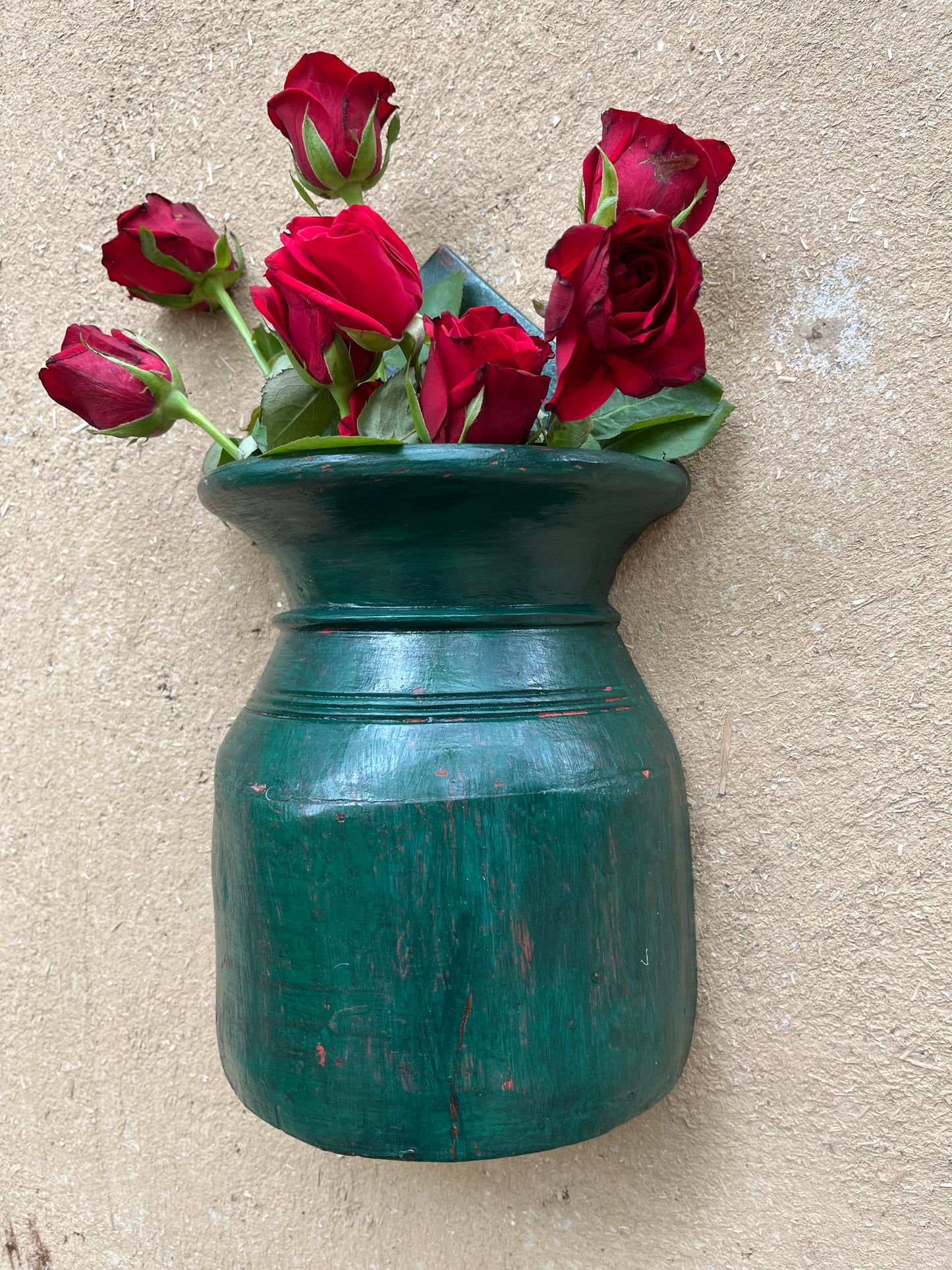 wooden Wall Green Planter