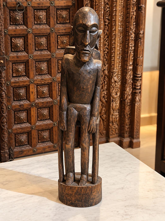 Wood Naga Figure￼