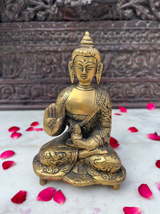 Brass Sitting Buddha